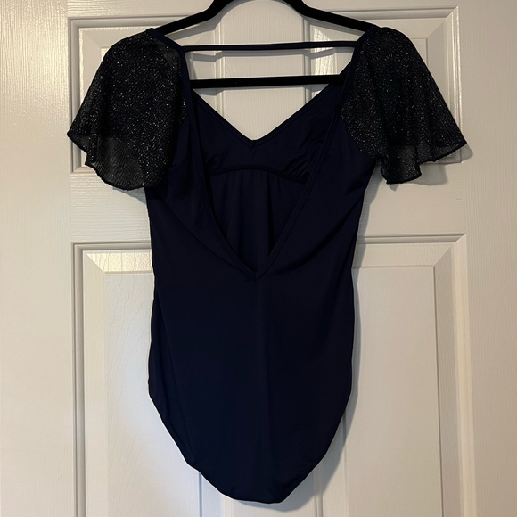 Aerie Shimmer Bodysuit in Navy - Picture 3 of 3